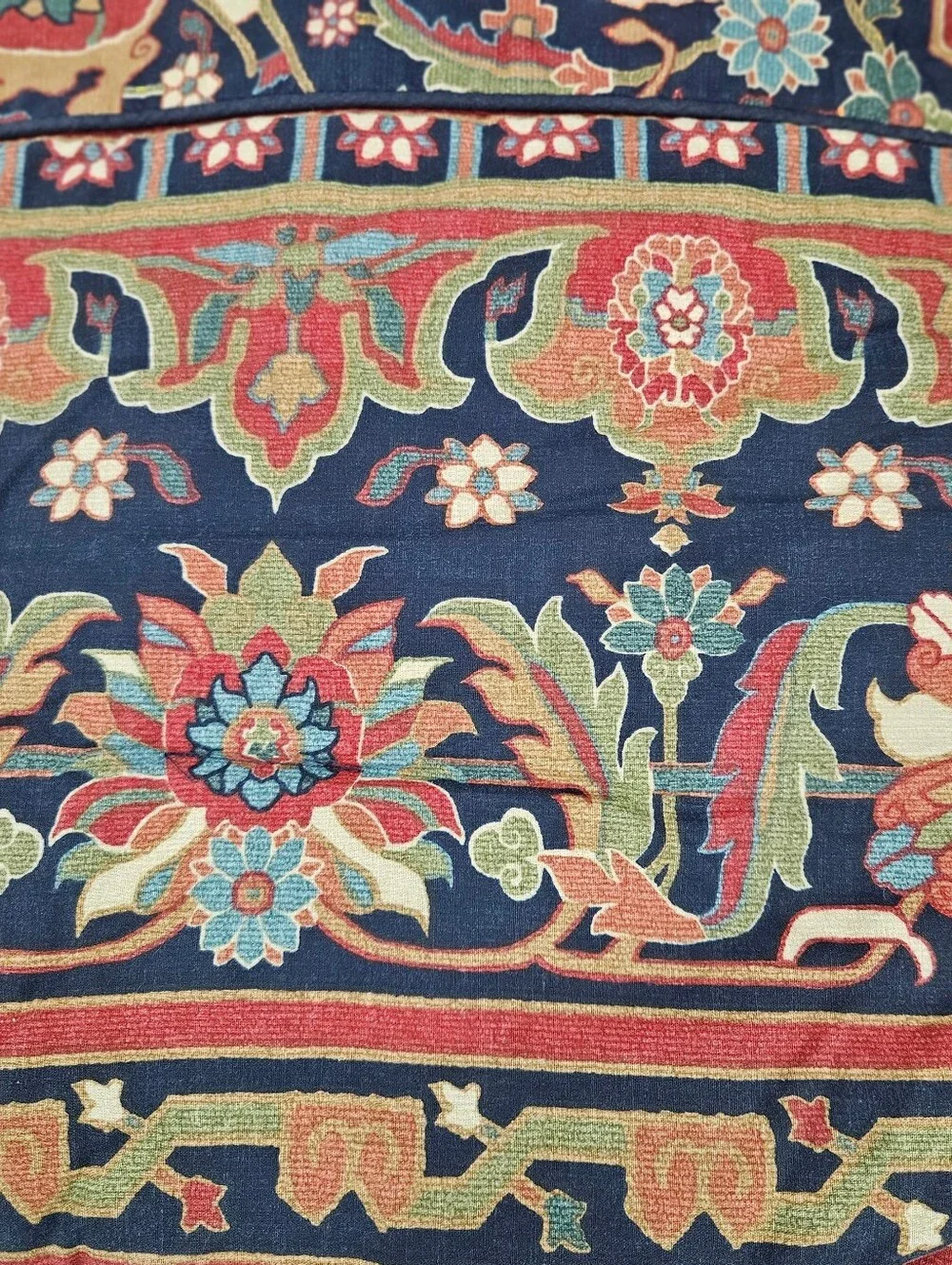 Ralph Lauren Chaps Brompton Hall Jacobean Floral F/Q Comforter & STD Shams NWOT